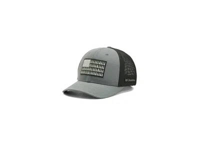 Columbia Tree Flag Mesh Ball Cap Traditional Hats Sedona Sage/greenscape: Xxl (7 3/8-8) In Gray
