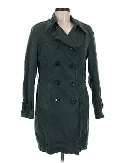 Pre-owned Columbia Trenchcoat In Green