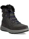 Columbia Trimmed Lace-up Ankle Boots In Gray