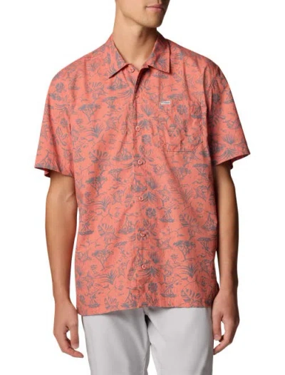 Columbia Trollers Best Sport Shirt In Faded Peac