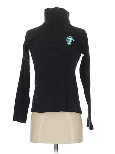 Pre-owned Columbia Turtleneck Sweater In Black
