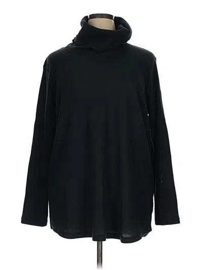 Pre-owned Columbia Turtleneck Sweater In Black