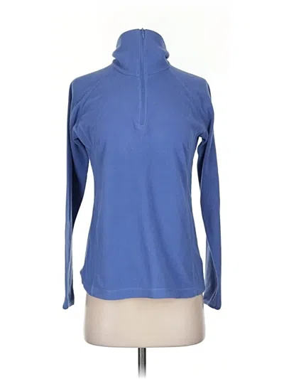 Pre-owned Columbia Turtleneck Sweater In Blue