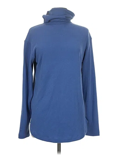 Pre-owned Columbia Turtleneck Sweater In Blue