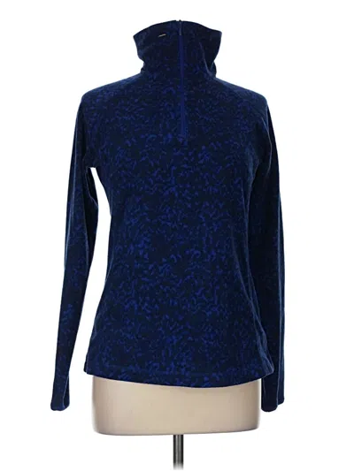 Pre-owned Columbia Turtleneck Sweater In Blue