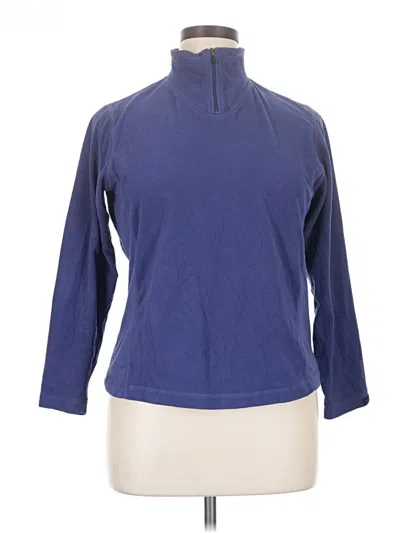 Pre-owned Columbia Turtleneck Sweater In Blue