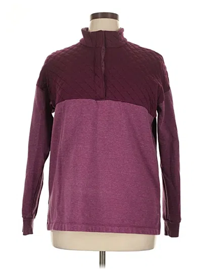 Pre-owned Columbia Turtleneck Sweater In Burgundy