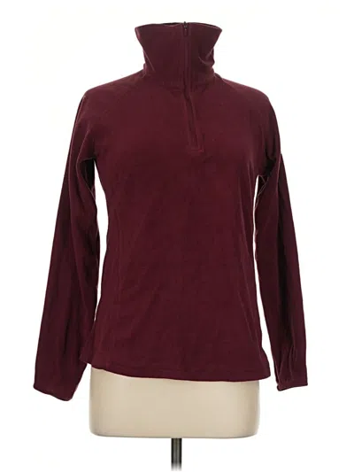 Pre-owned Columbia Turtleneck Sweater In Burgundy