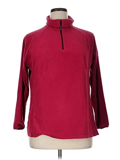 Pre-owned Columbia Turtleneck Sweater In Burgundy