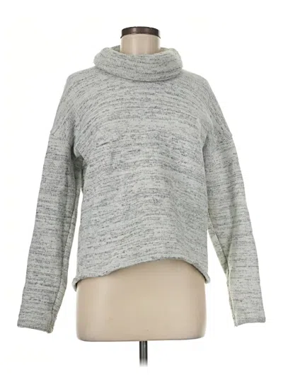 Pre-owned Columbia Turtleneck Sweater In Gray
