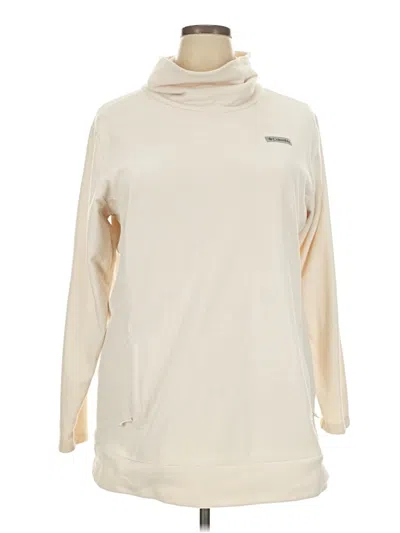 Pre-owned Columbia Turtleneck Sweater In Ivory