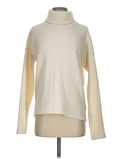 Pre-owned Columbia Turtleneck Sweater In Ivory