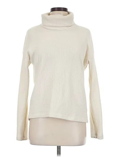 Pre-owned Columbia Turtleneck Sweater In Ivory
