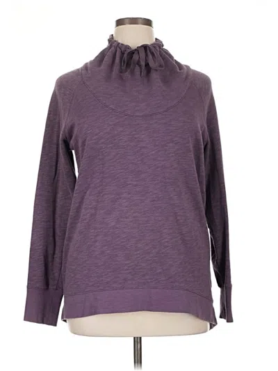 Pre-owned Columbia Turtleneck Sweater In Purple