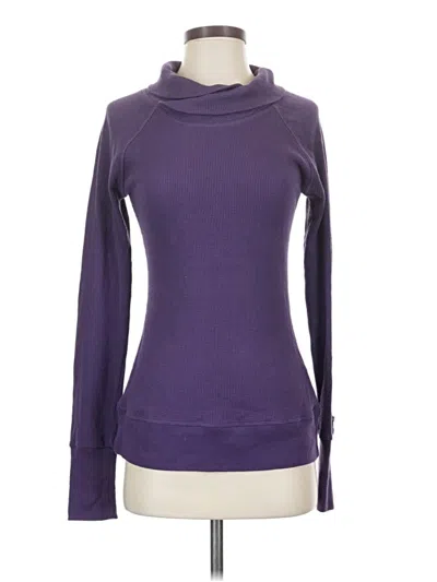 Pre-owned Columbia Turtleneck Sweater In Purple