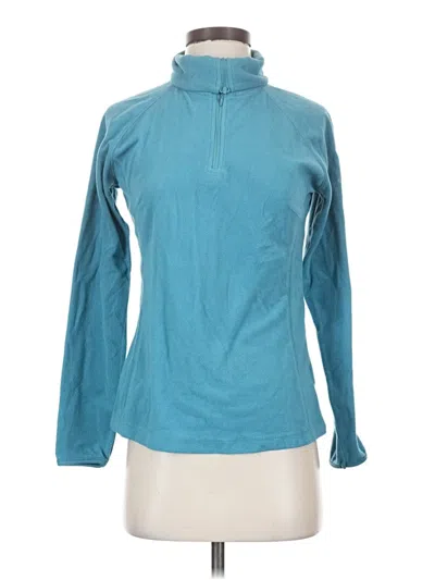 Pre-owned Columbia Turtleneck Sweater In Teal