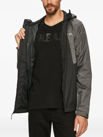 Columbia Two-tone Hooded Jacket In Gray
