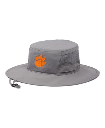 Columbia Unisex Gray Clemson Tigers Bora Bora Booney Ii Omni-shade Hat