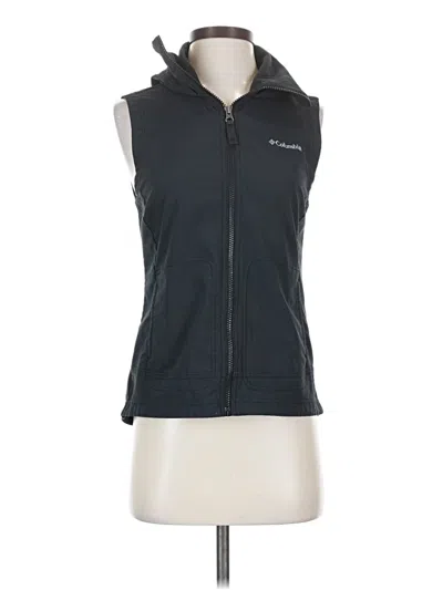 Pre-owned Columbia Vest In Black