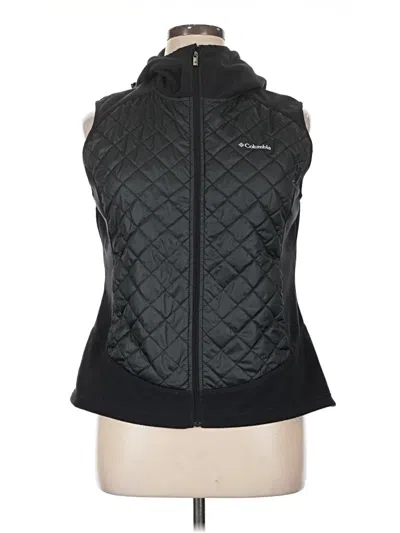 Pre-owned Columbia Vest In Black