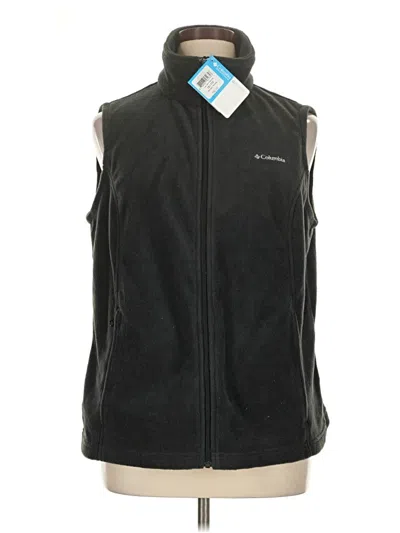 Pre-owned Columbia Vest In Black