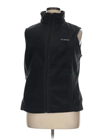 Pre-owned Columbia Vest In Black
