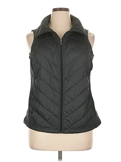 Pre-owned Columbia Vest In Black