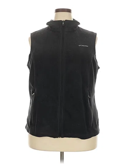 Pre-owned Columbia Vest In Black