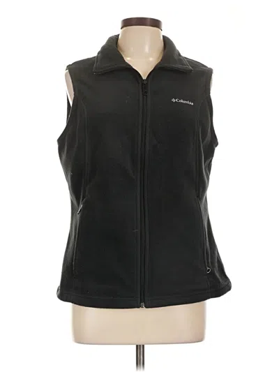 Pre-owned Columbia Vest In Black
