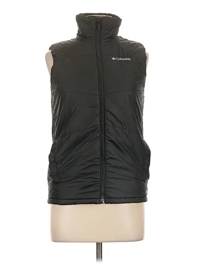 Pre-owned Columbia Vest In Black