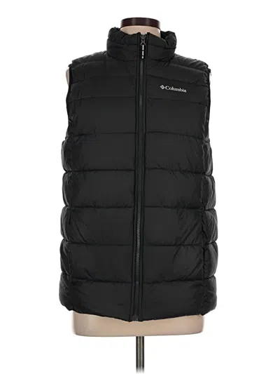 Pre-owned Columbia Vest In Black