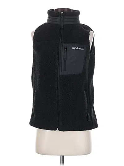 Pre-owned Columbia Vest In Black