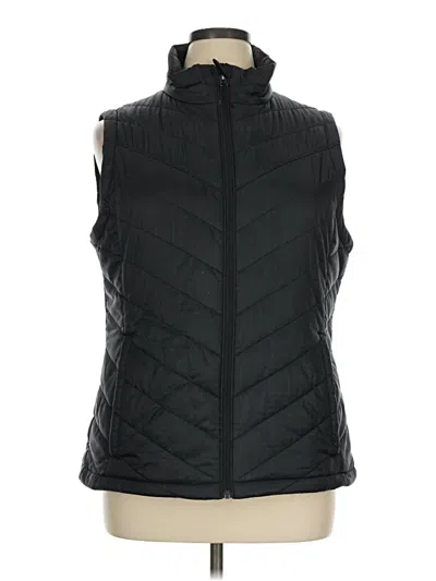 Pre-owned Columbia Vest In Black
