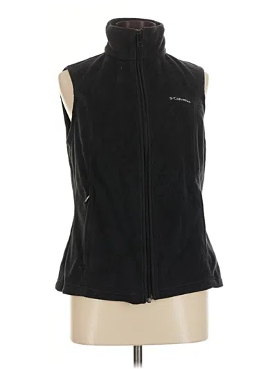 Pre-owned Columbia Vest In Black