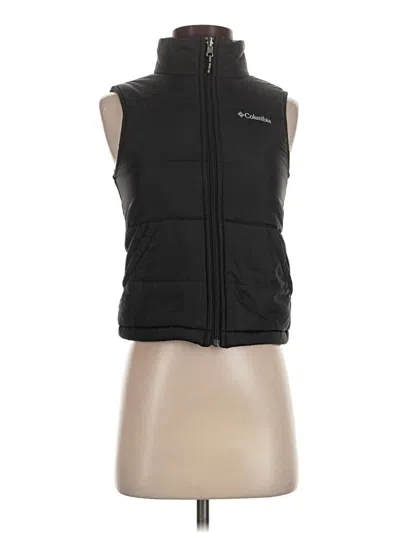 Pre-owned Columbia Vest In Black