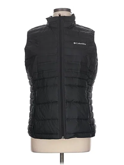 Pre-owned Columbia Vest In Black