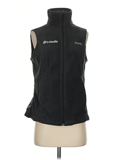 Pre-owned Columbia Vest In Black
