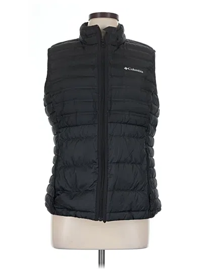 Pre-owned Columbia Vest In Black