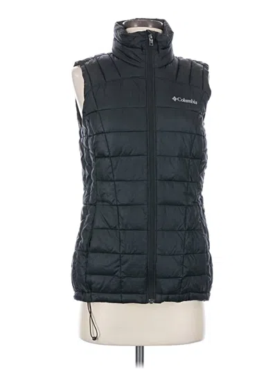 Pre-owned Columbia Vest In Black