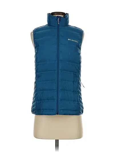 Pre-owned Columbia Vest In Blue