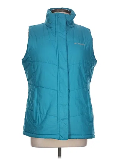 Pre-owned Columbia Vest In Blue