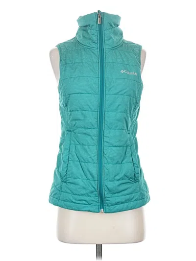 Pre-owned Columbia Vest In Blue