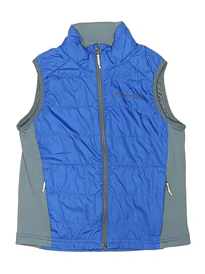 Pre-owned Columbia Kids' Vest In Blue