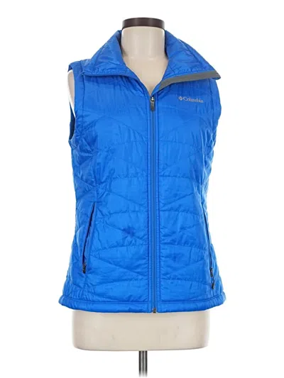 Pre-owned Columbia Vest In Blue
