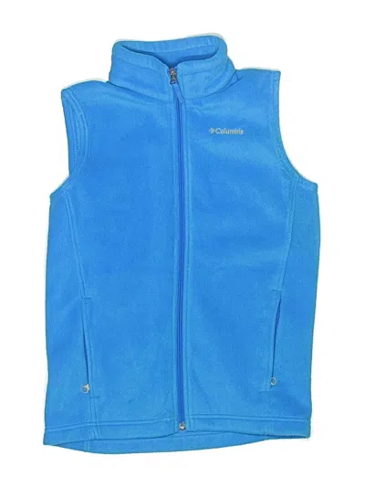 Pre-owned Columbia Kids' Vest In Blue