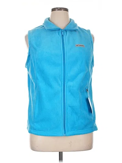 Pre-owned Columbia Vest In Blue