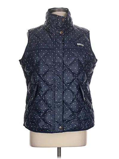 Pre-owned Columbia Vest In Blue