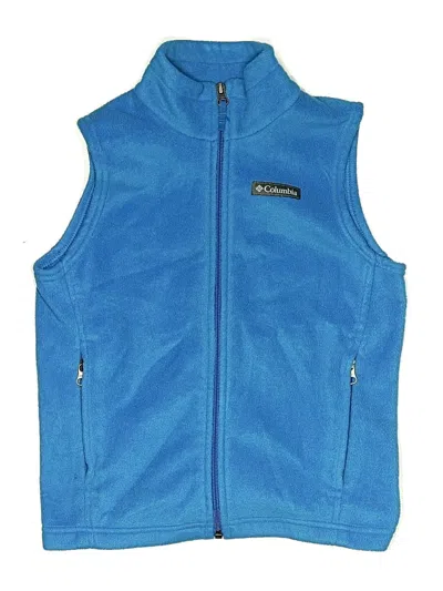 Pre-owned Columbia Kids' Vest In Blue