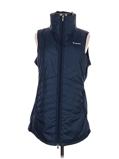 Pre-owned Columbia Vest In Blue