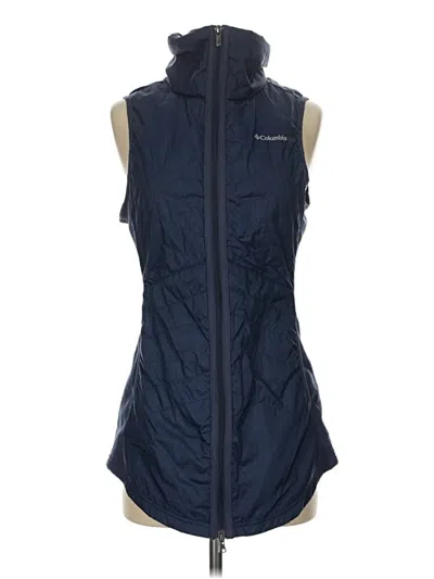 Pre-owned Columbia Vest In Blue